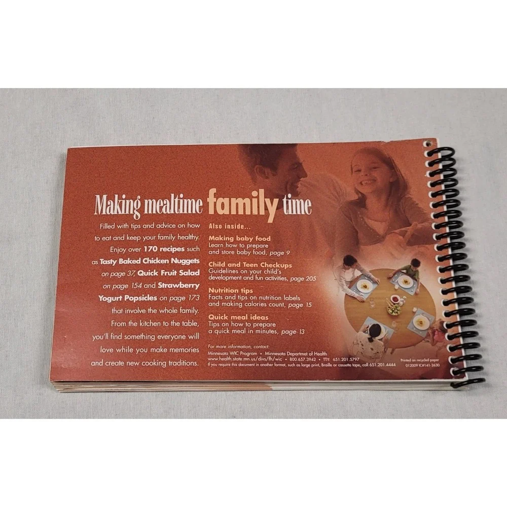 Healthy Families: food, fun & facts! cookbook by Minnesota Department of Health